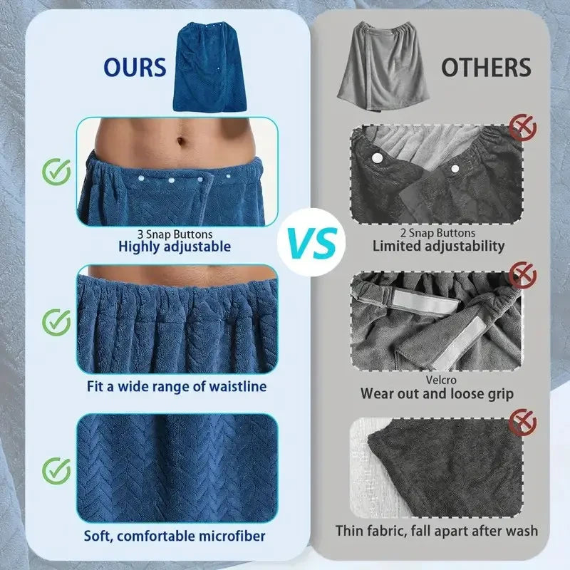 Unisex Knit Bath Skirt