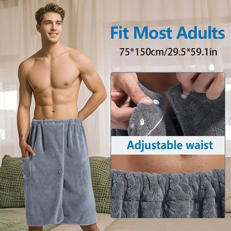 Unisex Knit Bath Skirt