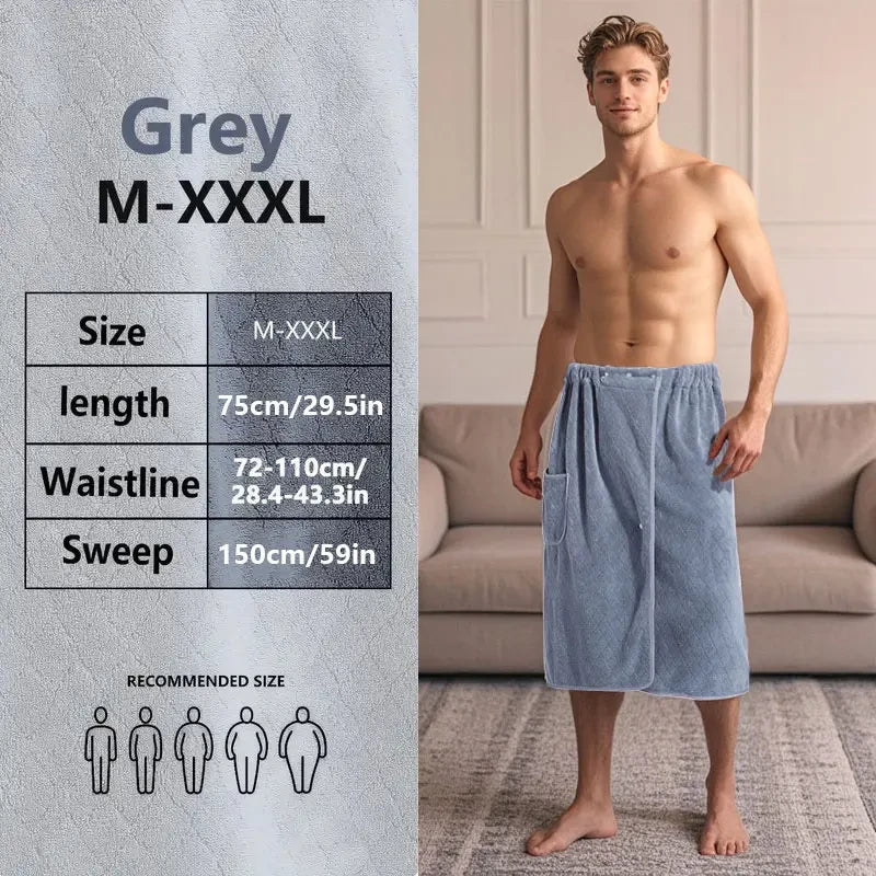 Unisex Knit Bath Skirt