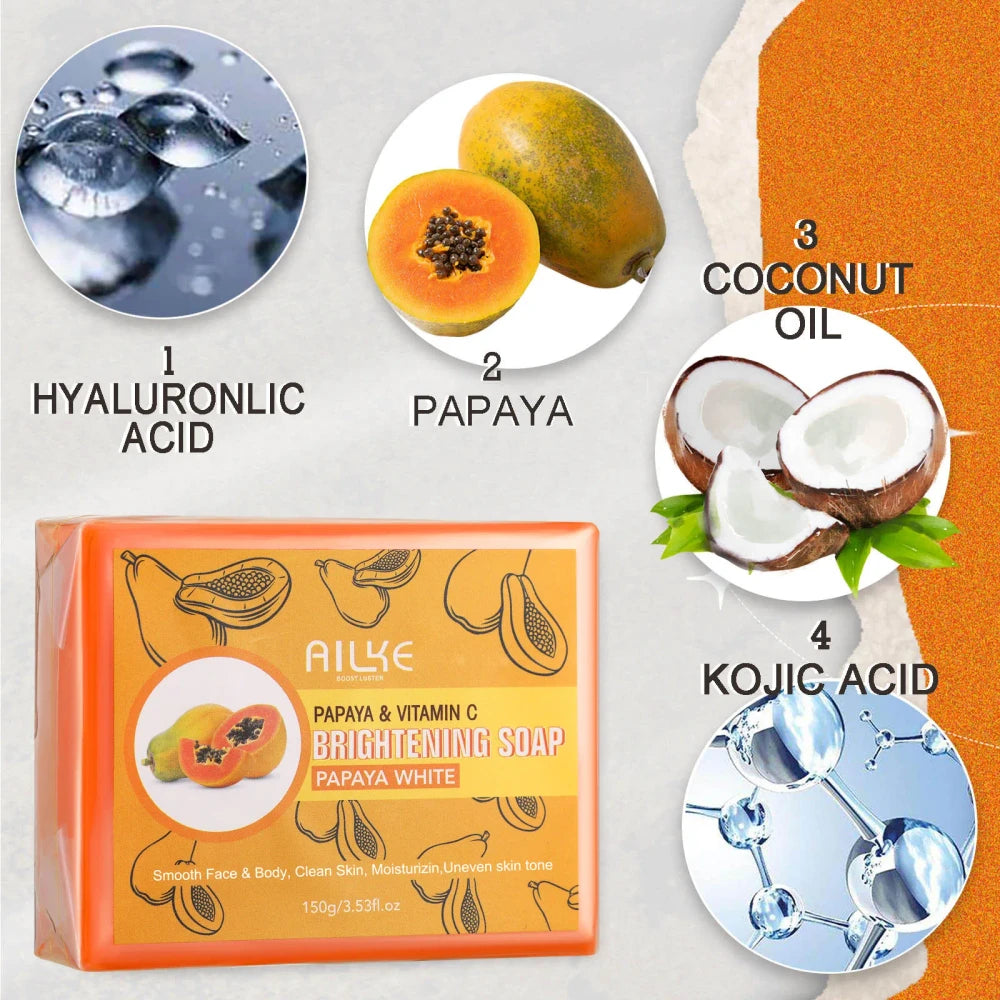 AILKE Goat Milk Caviar Whitening Soap