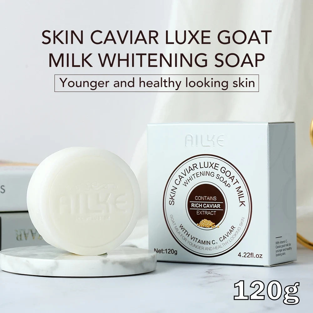 AILKE Goat Milk Caviar Whitening Soap